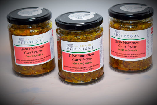 3  X 300ml Jars - Spicy Mushroom Curry Pickle
